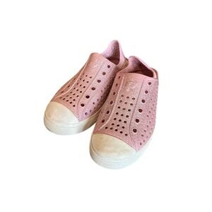 Skechers Kids Slip On Glitter Sneakers Pink Toddler Girls Shoes